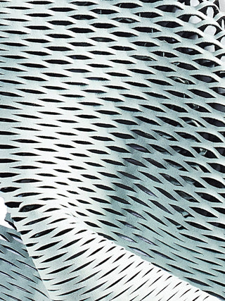 Bonded suede and cashmere mesh scarf