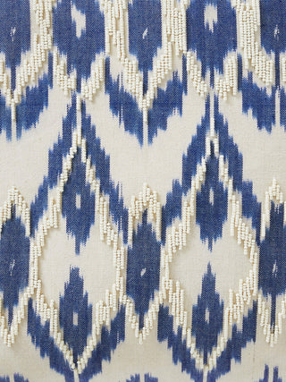 Ikat Hand Embroidered Cushion