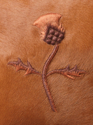 Thistle Tan Hair-on-Cowhide Cushion