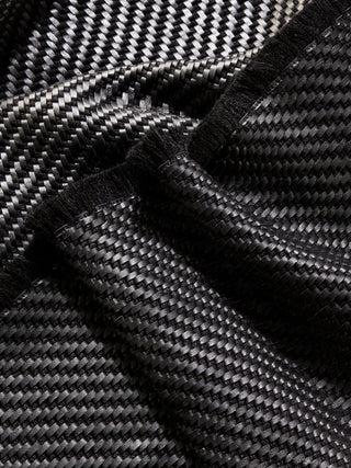 Woven nappa leather and wool scarf