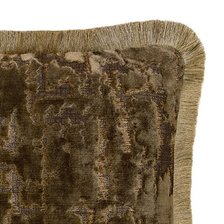 Caribou Mocha Brown Velvet Cushion