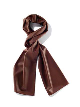 Nappa leather scarf